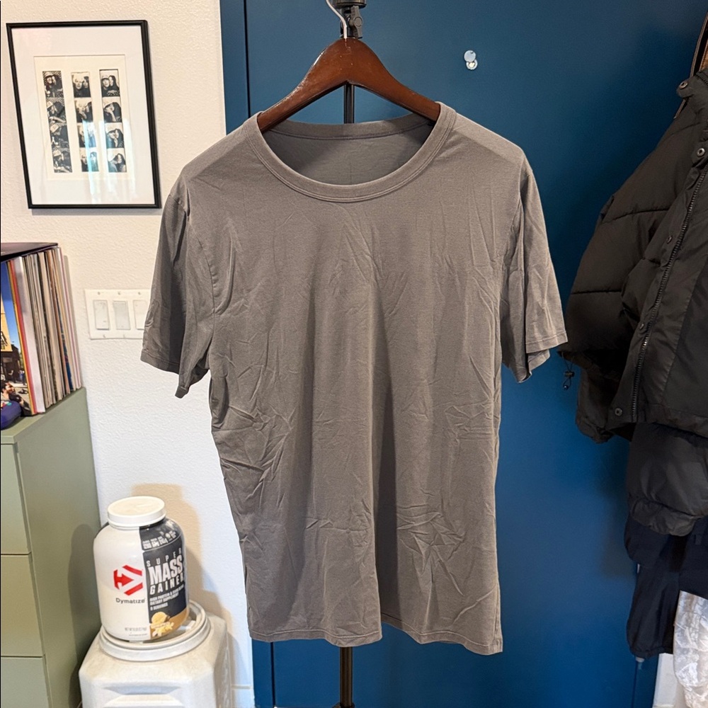 lululemon athletica Charcoal Short Sleeve Tee